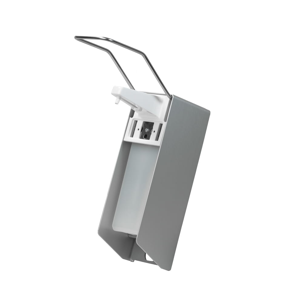 Wandspender für 500 ml Desinfektionsmittel und Flüssigseifen, 270 x 81 x 230 mm, langer Hebel