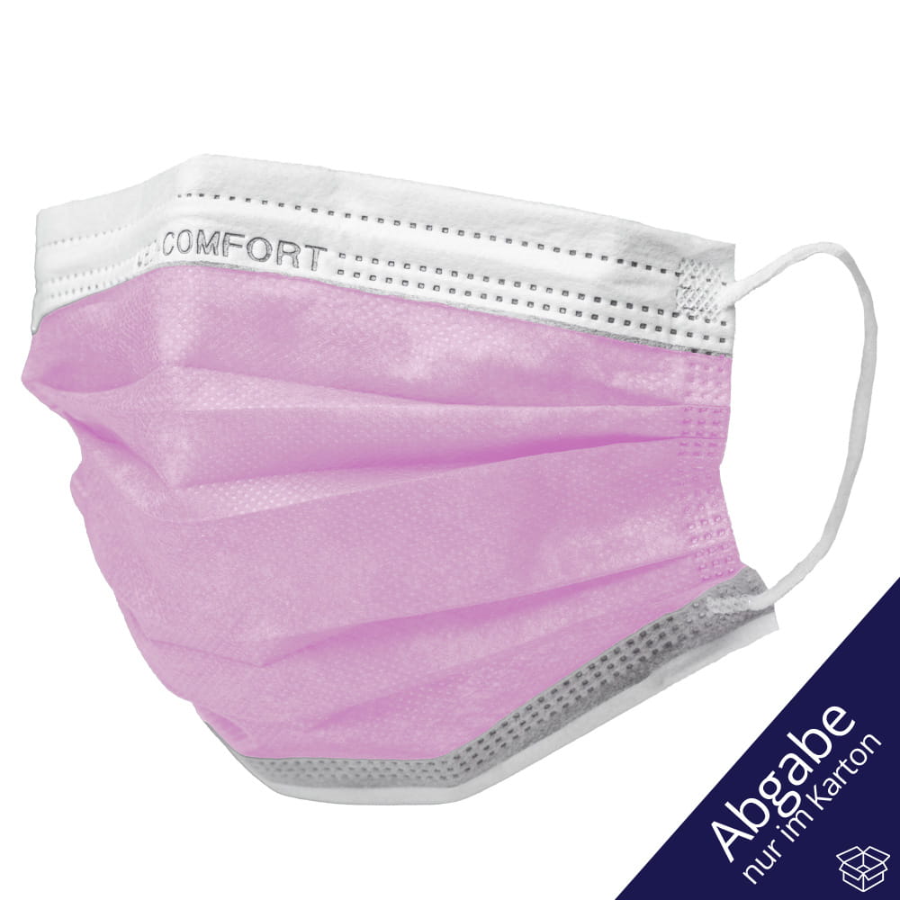 OP Maske, pink, Typ IIR, Med-Comfort