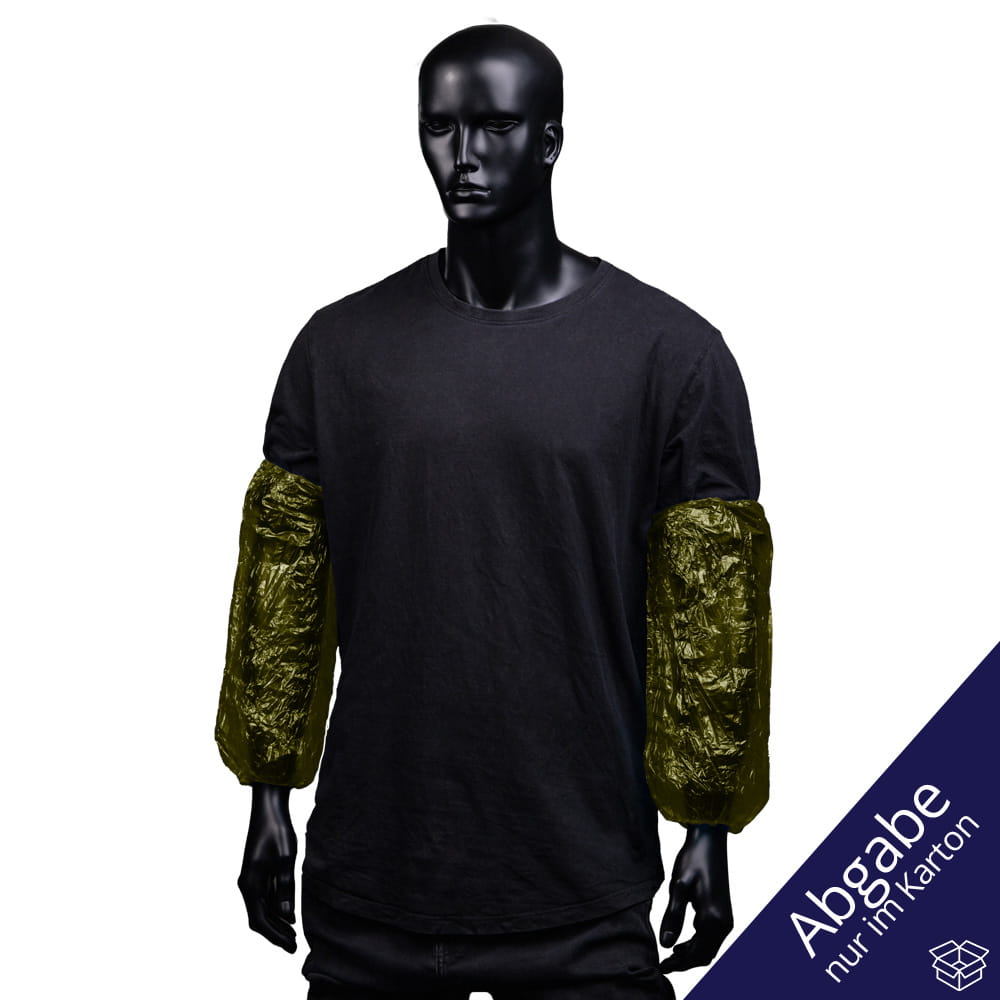 PE Ärmelschoner, 40 x 20 cm, Farbe gelb, Polyethylen, Med-Comfort