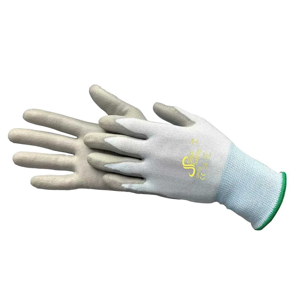 Schnittschutzhandschuh, Größe 8, grau, SolidSafety Cut Light Schnittschutzhandschuh, Größe 8, grau, SolidSafety Cut Light