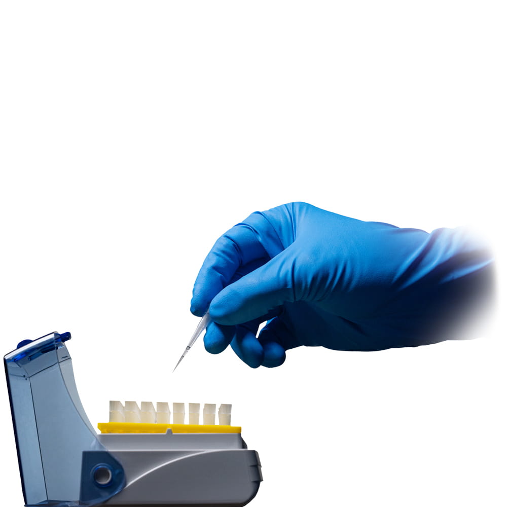 Einmalhandschuhe aus Nitril, Typ A, Größe M, blau, Solidsafety High Risk Pro