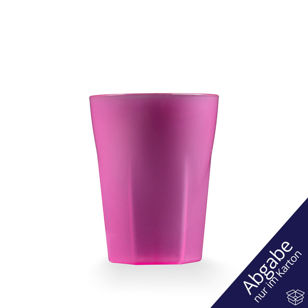 PP Mehrwegbecher,150 ml, Farbe Pink, Polypropylen