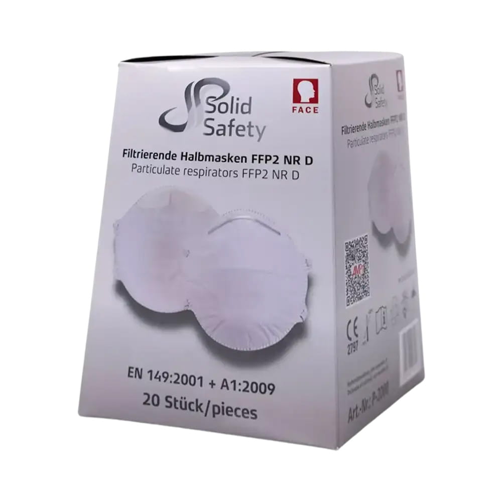 SolidSafety Filtrierende Halbmaske CE EN 149:2001- FFP2