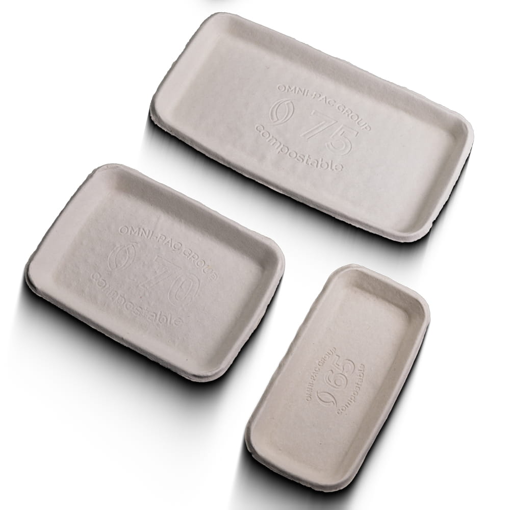 Foodtainer, Faserformschale, 260 x 135 x 19 mm, weiß, CareTainer