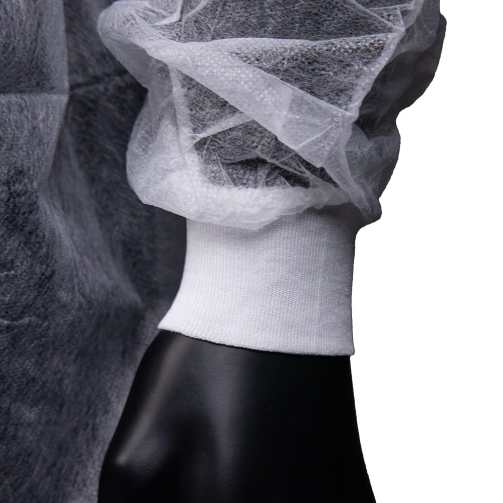 PP Einweg Besucherkittel, Größe L, XL, Farbe weiß, Vlies, Med-Comfort