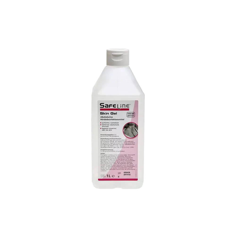 Händedesinfektionsgel, sensitive,1 l, Safeline Skin Händedesinfektionsgel, sensitive,1 l, Safeline Skin