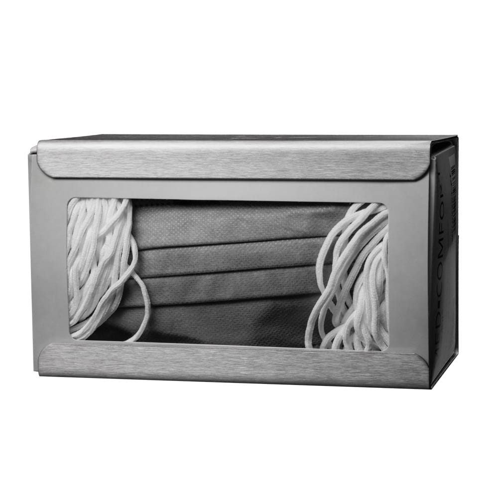 Halterung für Mundschutzboxen 3-lagig, 182 x 103 x 96 mm, Edelstahl