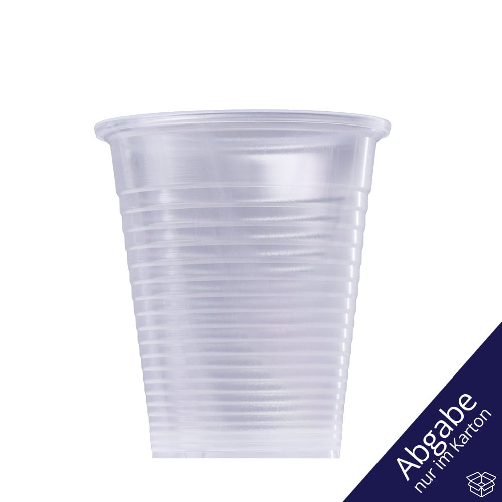 Mundspülbecher, ca. 180 ml, 3.000 Stück, transparent