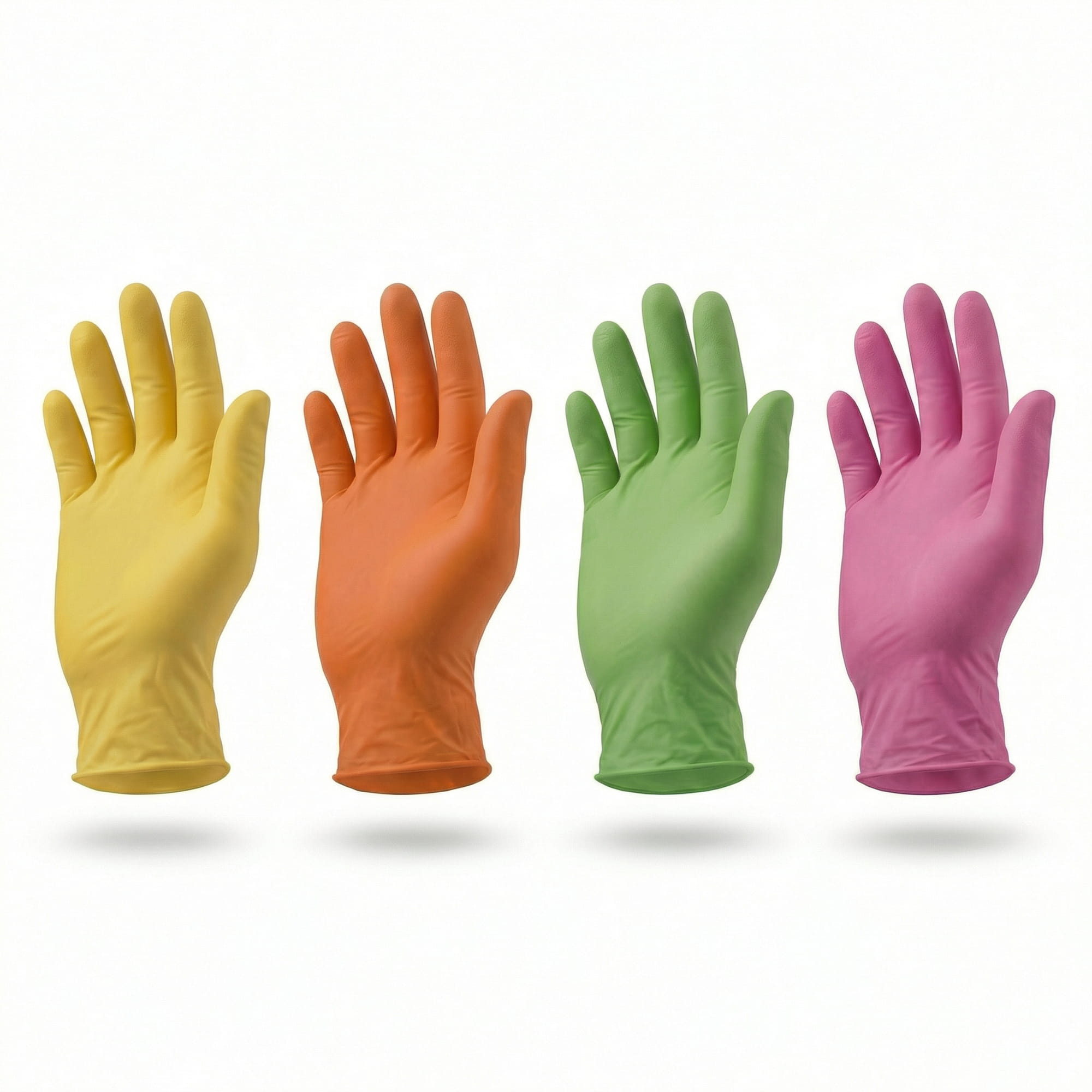 Nitrilhandschuhe, bunt, Farbenmix, Größe S, puderfrei, Style tutti frutti by Med-Comfort