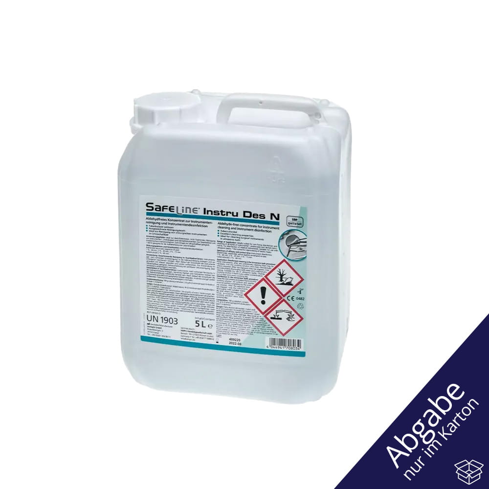Instrumentendesinfektionsmittel, 5 l, lemon, Safeline Instru Des N