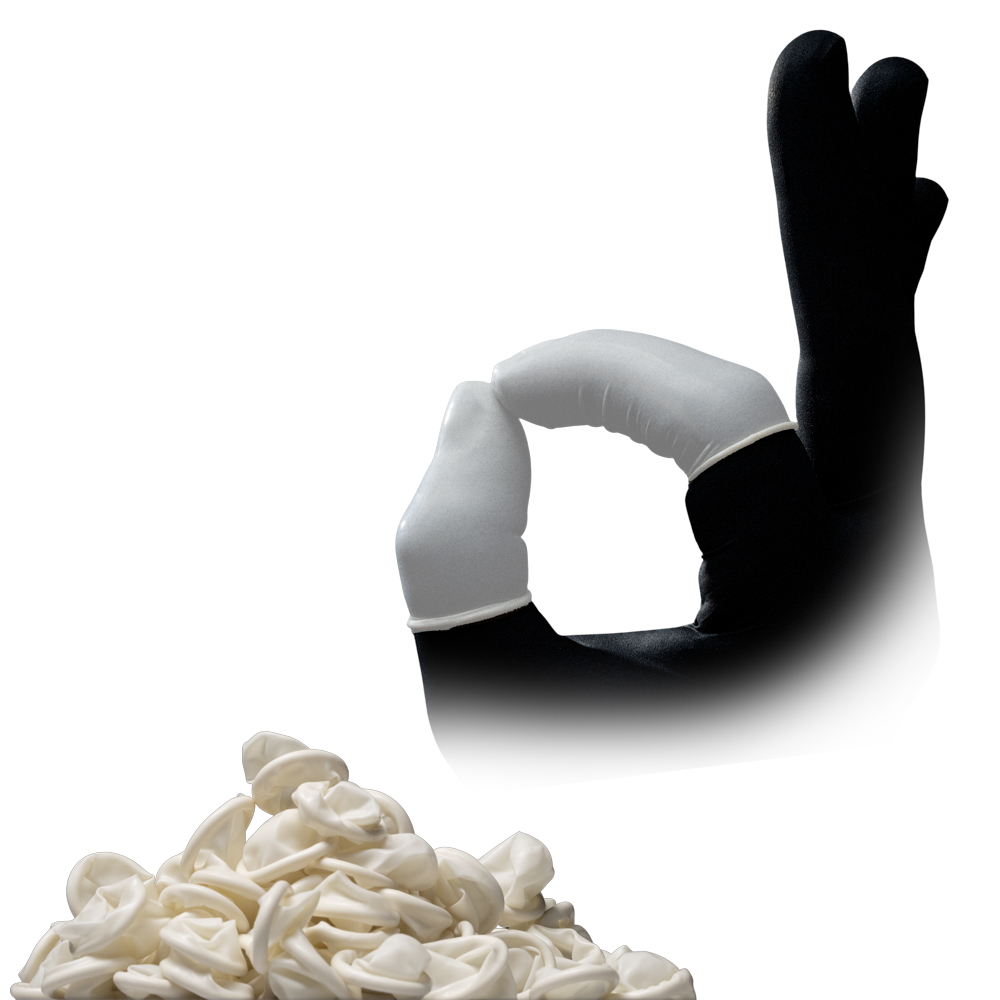 Latex Fingerlinge,Größe M, Size 3, Med-Comfort