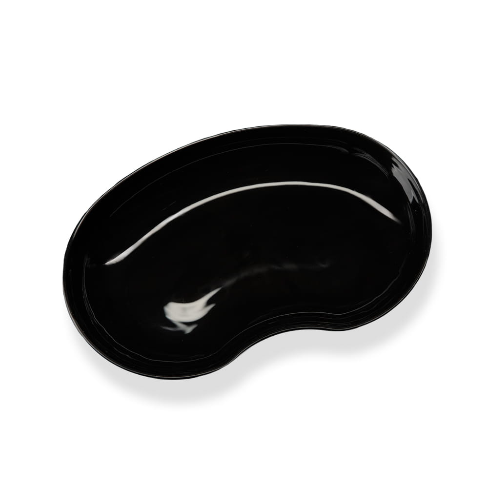 Kunststoff Nierenschale, Farbe schwarz, 24 cm, 600 ml, Med-Comfort