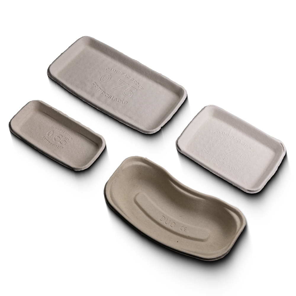 Foodtainer, Faserformschale, 180 x 90 x 22 mm, weiß, CareTainer