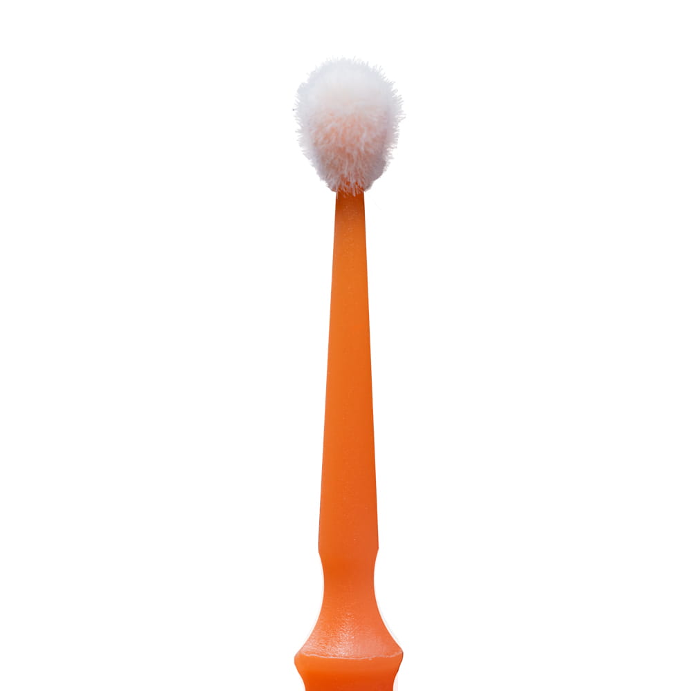 Einmal Mikroapplikatoren, 10cm, orange, regular, Kunststoff, Nylon, Med-Comfort
