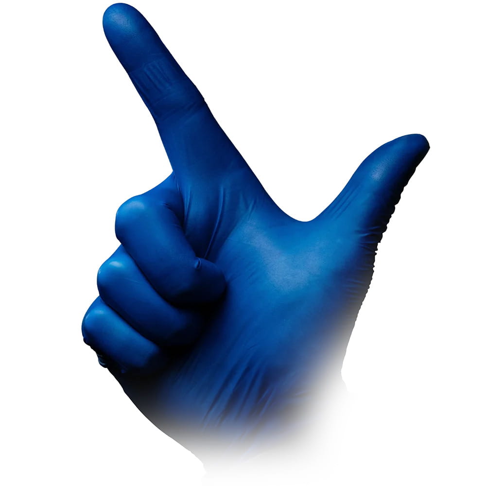 Nitrilhandschuhe, dunkelblau, blau, Größe XL, puderfrei, Style blueberry by Med-Comfort Nitrilhandschuhe, dunkelblau, blau, Größe XL, puderfrei, Style blueberry by Med-Comfort