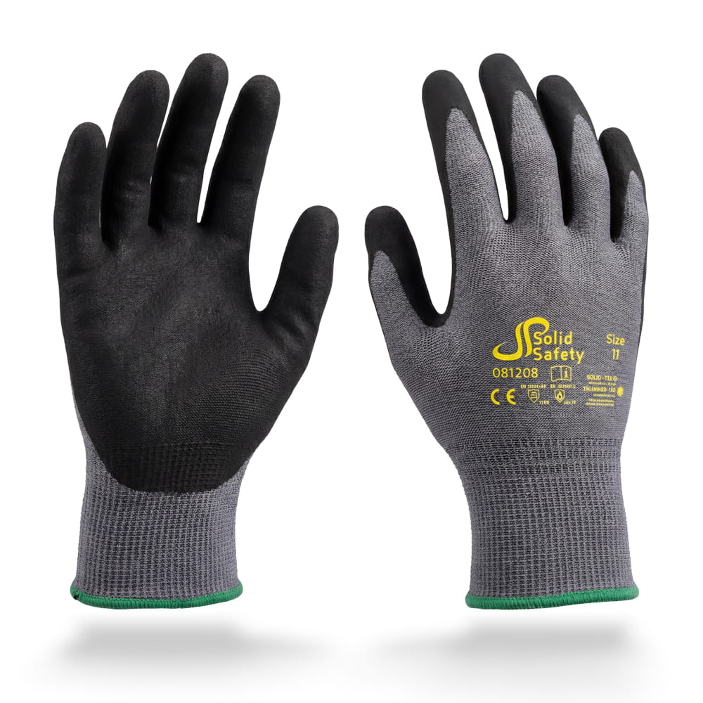 Montagehandschuh, Größe 6, grau, SolidSafety Tough Air