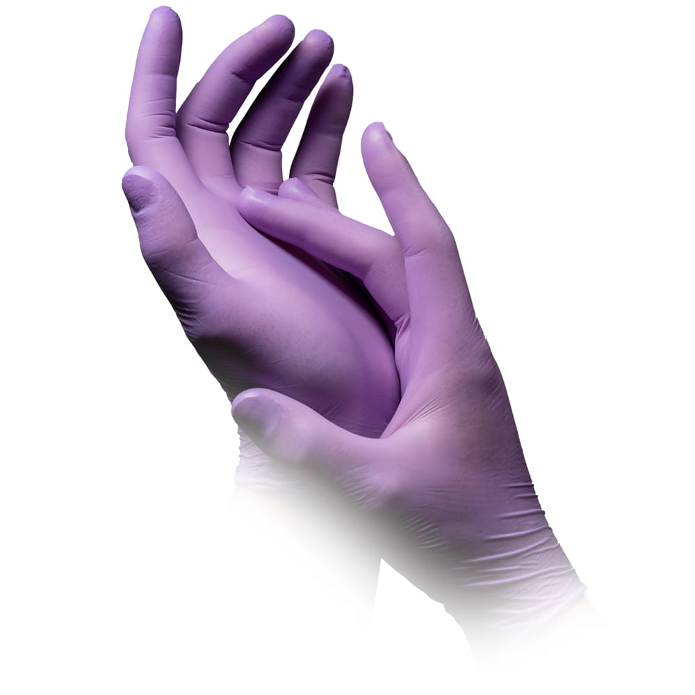 Nitrilhandschuhe, lila, Größe S, puderfrei, Style Berry by Med-Comfort