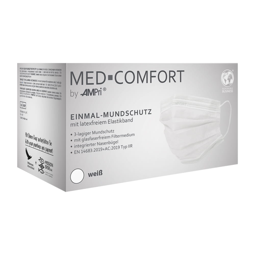 OP Maske, weiß, Typ IIR, Med-Comfort