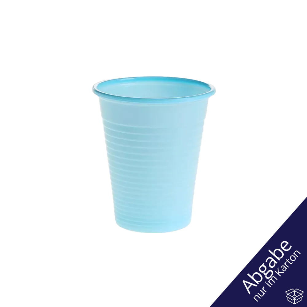 PP Mundspülbecher,180 ml, Farbe hellblau, blau, Polypropylen