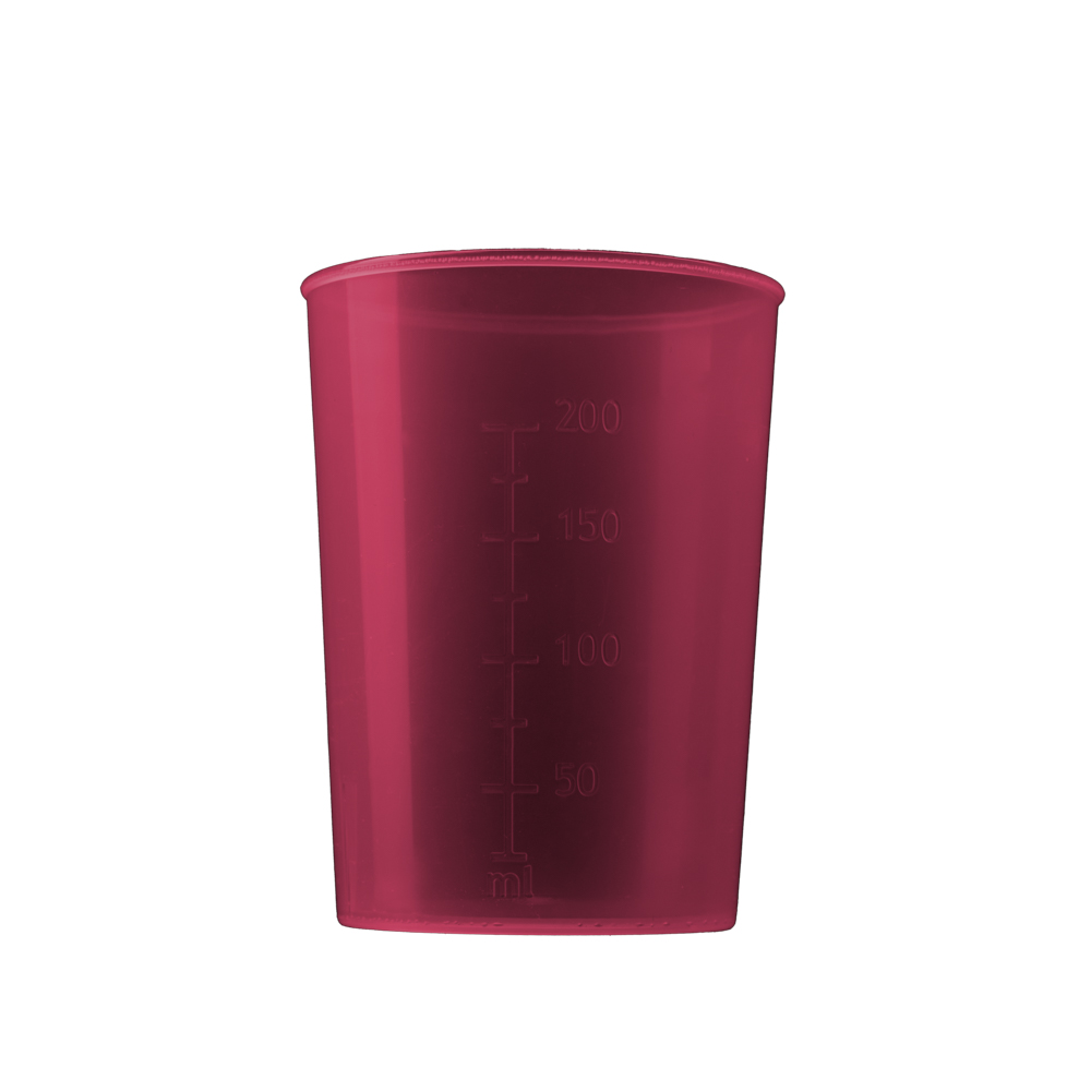 PP Schnabelbecher Unterteil, rot, 250 ml