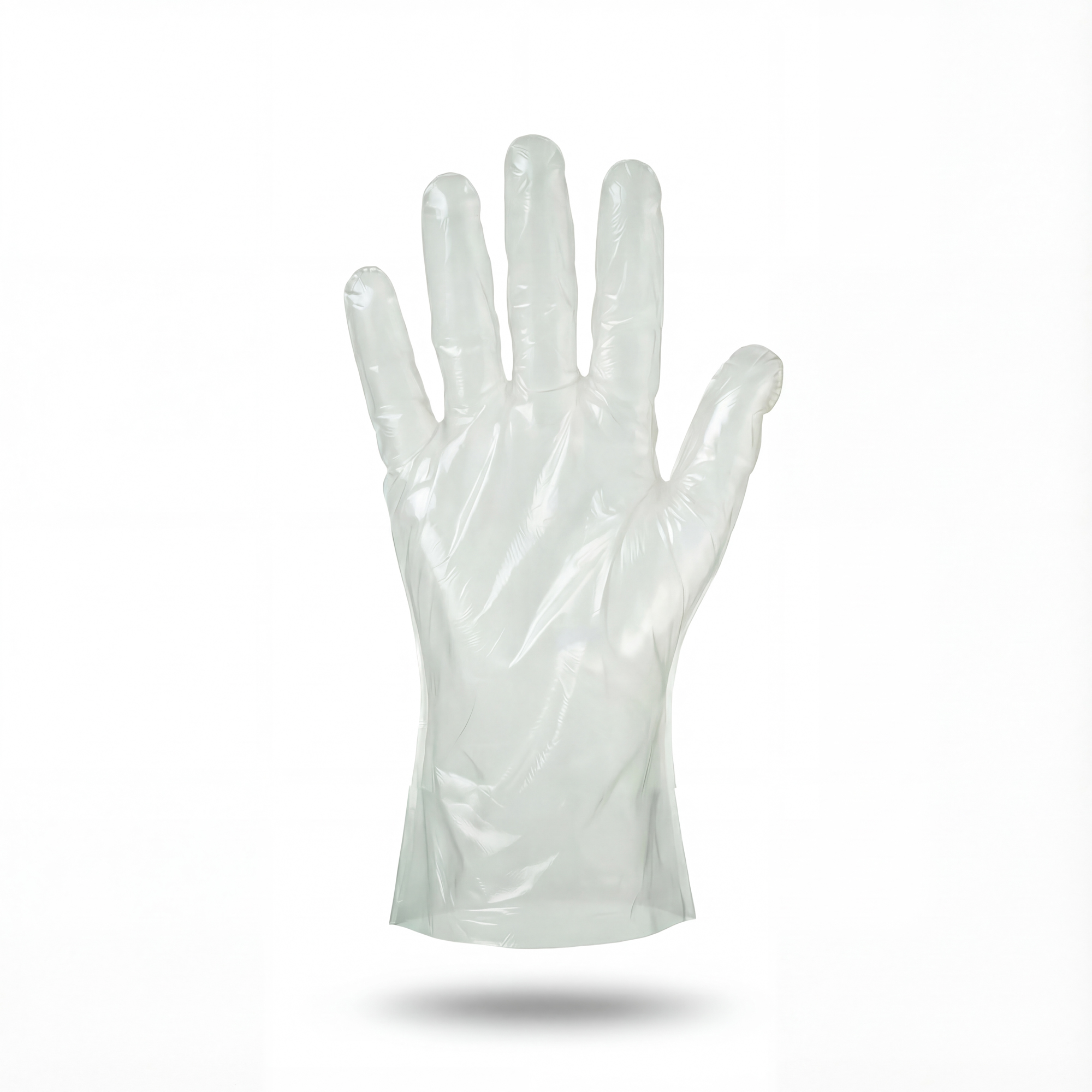 PE Handschuh, grün, Größe L, gehämmert, Med-Comfort