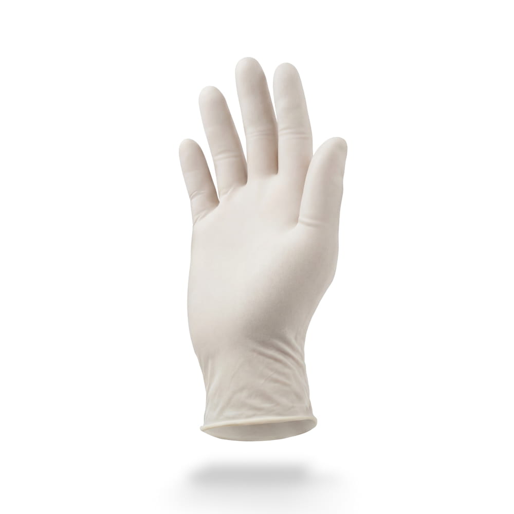 Latexhandschuhe, weiß, Größe XS, puderfrei, Basic-Touch