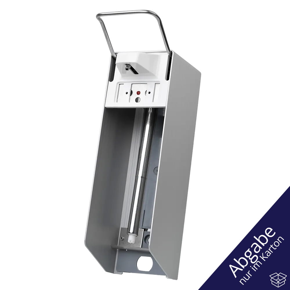 Wandspender für 1000 ml Desinfektionsmittel und Flüssigseifen, 320 x 94 x 160 mm, kurzer Hebel