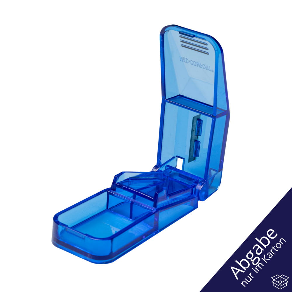 Tablettenteiler, blau, Med-Comfort