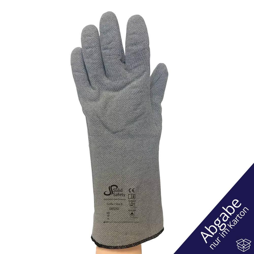 Hitzeschutzhandschuh, Größe 10, grau, SolidSafety Heat protectors