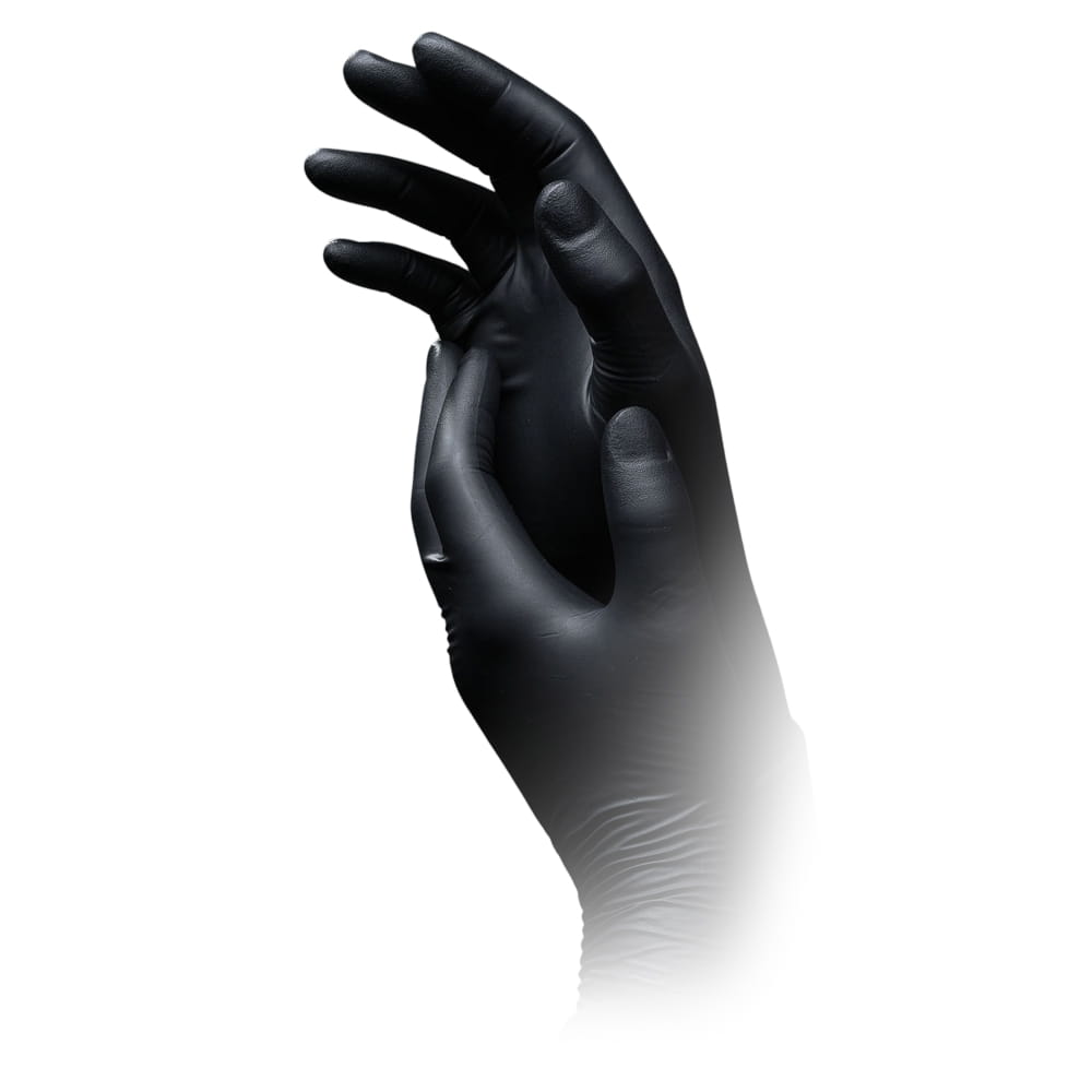 Schutzhandschuh aus Nitril, M, schwarz, SolidSafety Chem Ex Nitrilhandschuh Schutzhandschuh aus Nitril, M, schwarz, SolidSafety Chem Ex Nitrilhandschuh