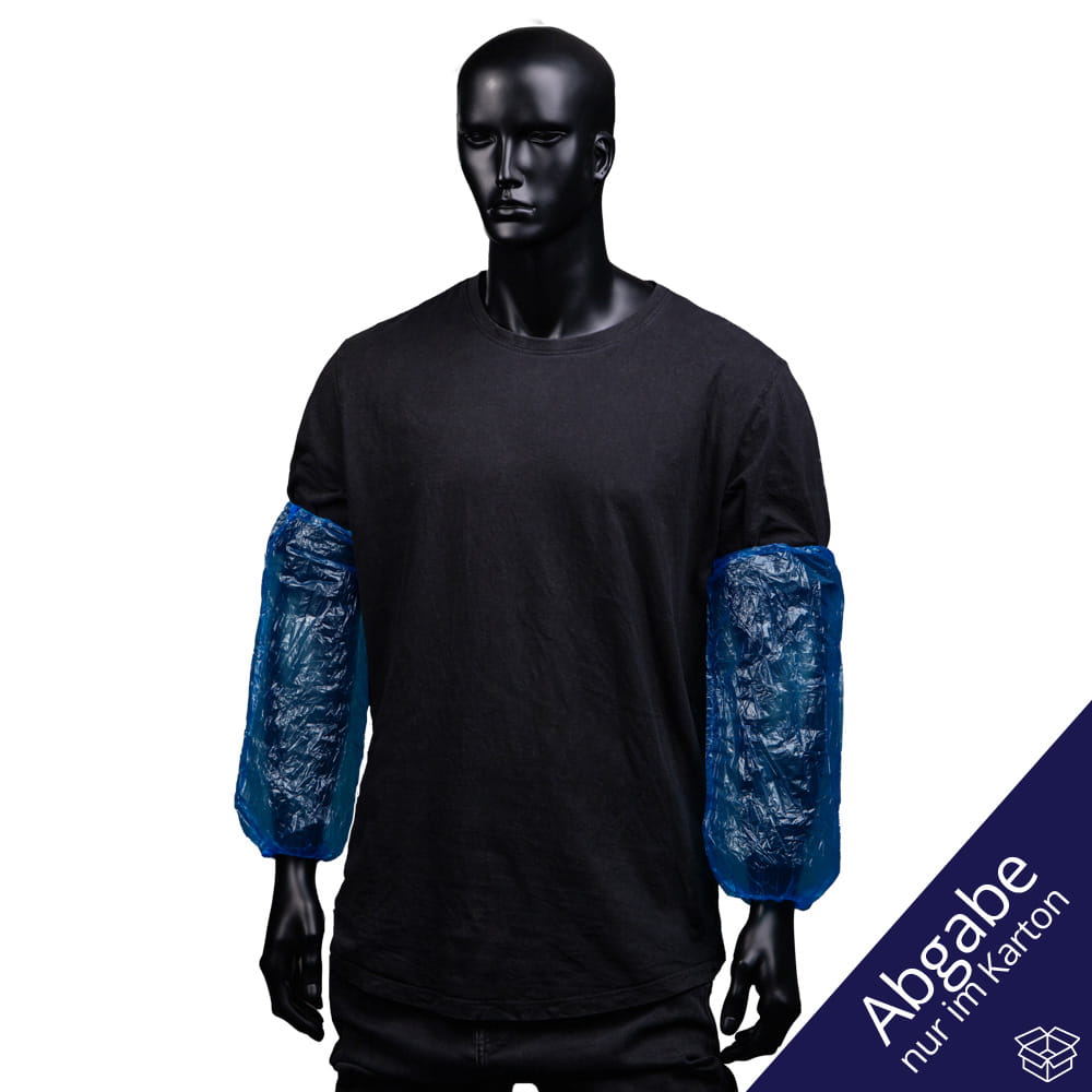 PE Ärmelschoner, 40 x 20 cm, Farbe blau, Polyethylen, Med-Comfort