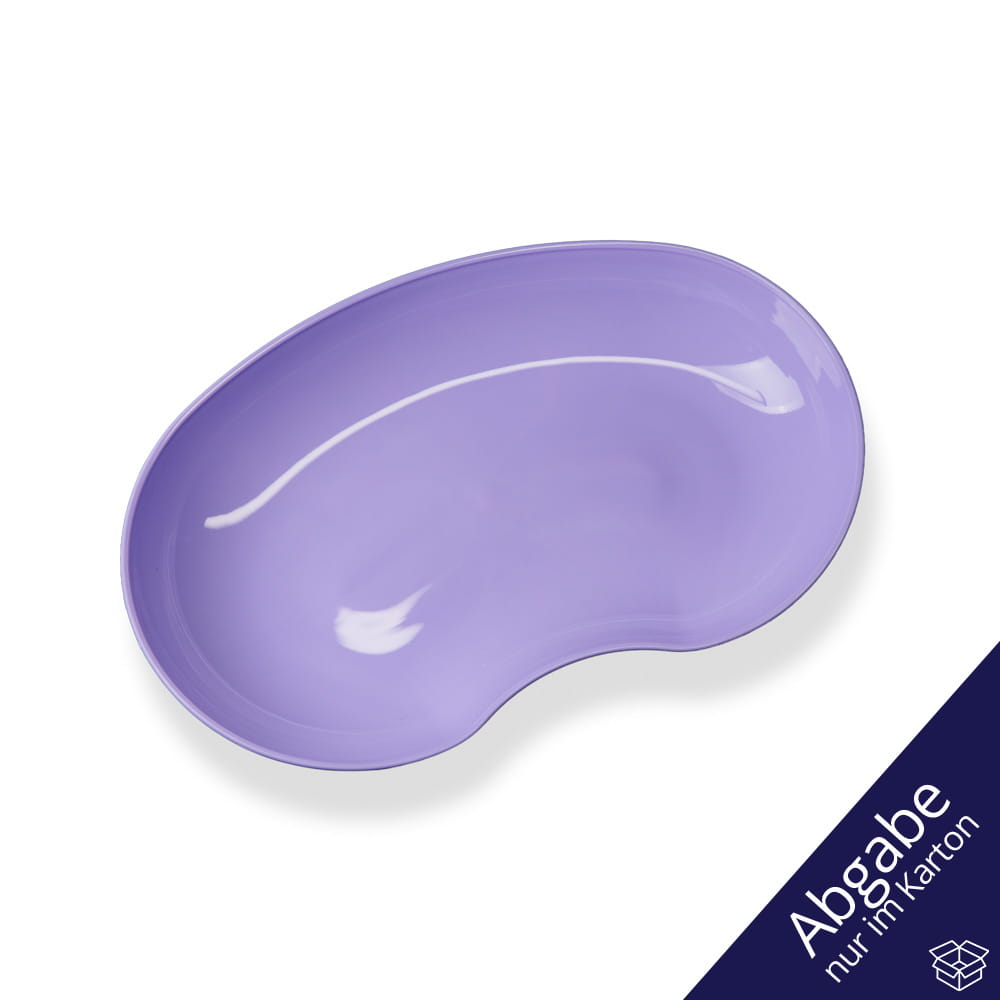 Kunststoff Nierenschale, Farbe violett, lila, 24 cm, 600 ml, Med-Comfort