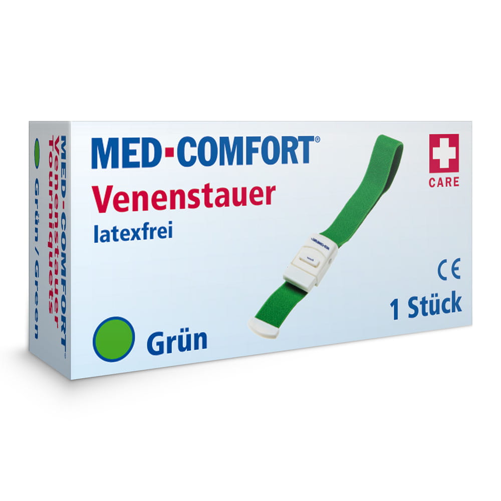Venenstauer, Farbe grün, 2,5 x 45 cm, Med-Comfort