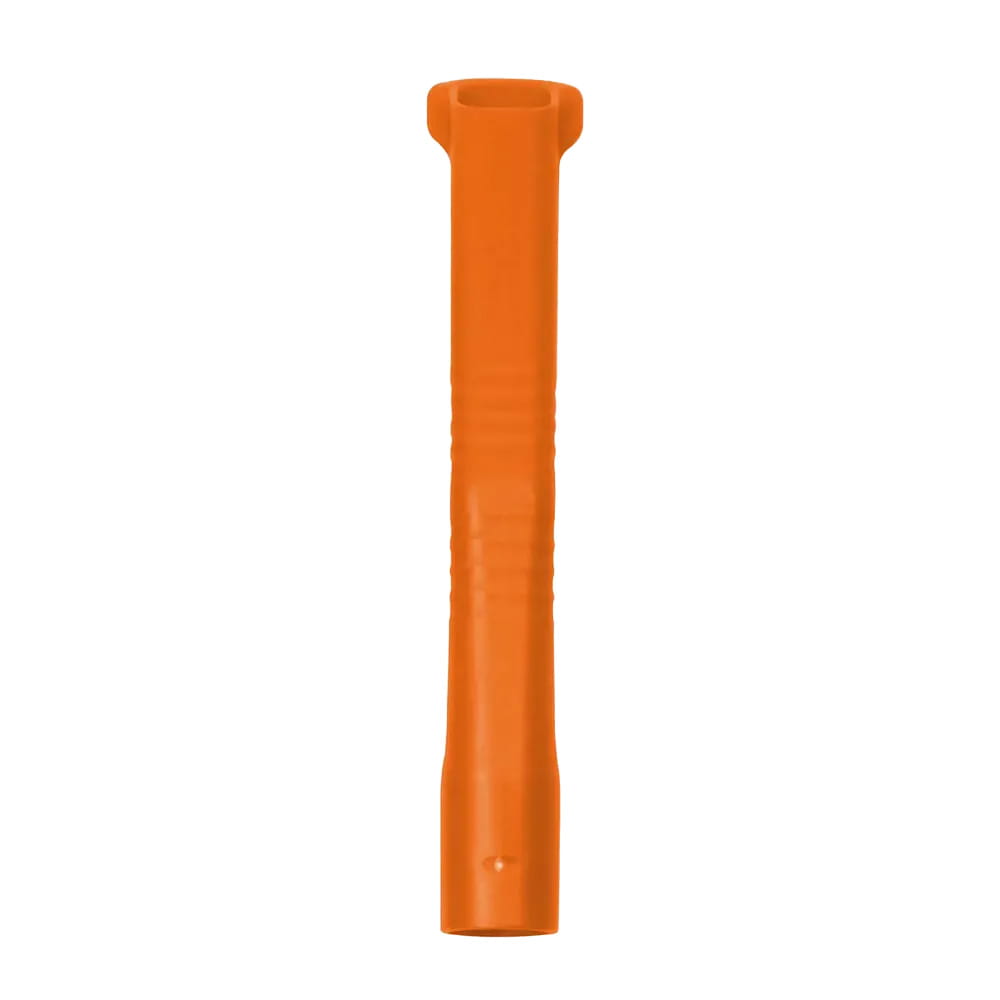 Dental Absaugkanülen für Erwachsene, Größe 124 x 16 mm, Farbe orange, Med-Comfort