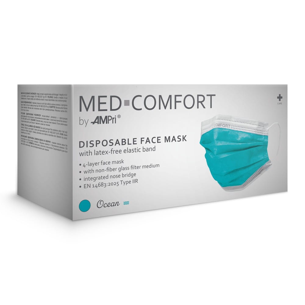 OP Maske, clean ocean, ozean grün, Typ IIR, Med-Comfort