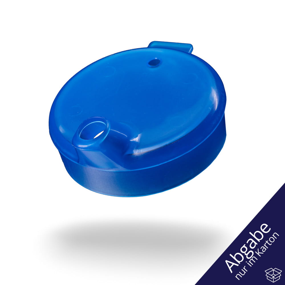 PP Schnabelbecher Oberteil, blau, 12x10 mm für 250 ml