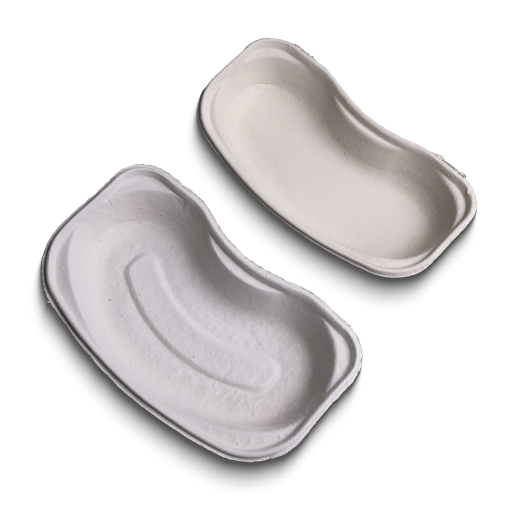 Einmal Faserstoff Nierenschale, weiß, 252 x 150 x 48 mm, 700 ml