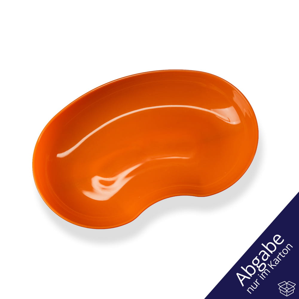 Kunststoff Nierenschale, Farbe orange, 24 cm, 600 ml, Med-Comfort