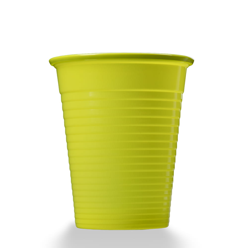 PP Mundspülbecher,180 ml, Farbe gelb, Polypropylen