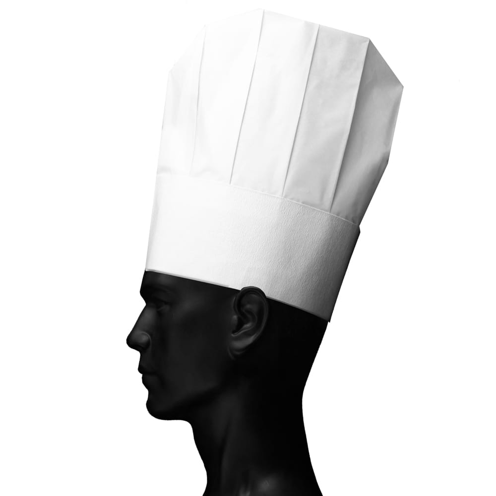 Einweg Kochmütze, oval, Papier, French Classic