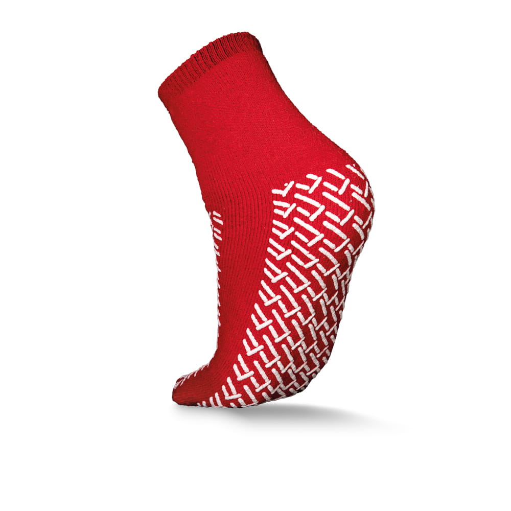 ECO-PLUS Antirutsch-Socken, Größe Universal, rot