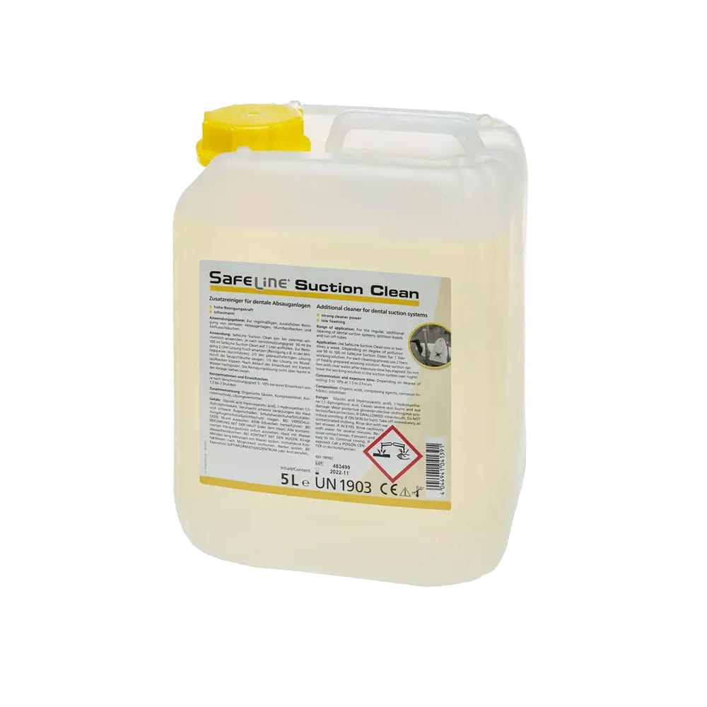 Absauganlagen Desinfektionsmittel, 5 l, Safeline Suction Clean Absauganlagen Desinfektionsmittel, 5 l, Safeline Suction Clean