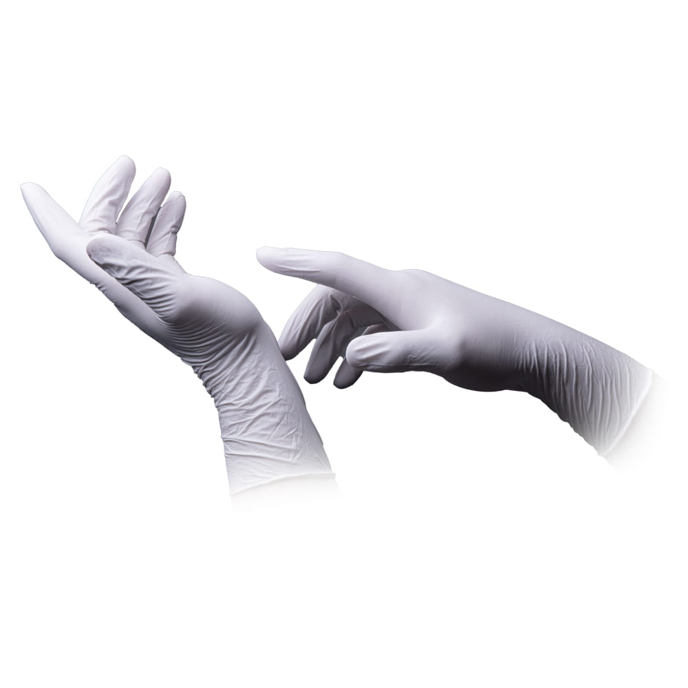 Nitrilhandschuhe, weiß, Größe XS, puderfrei, Puracomfort white 300