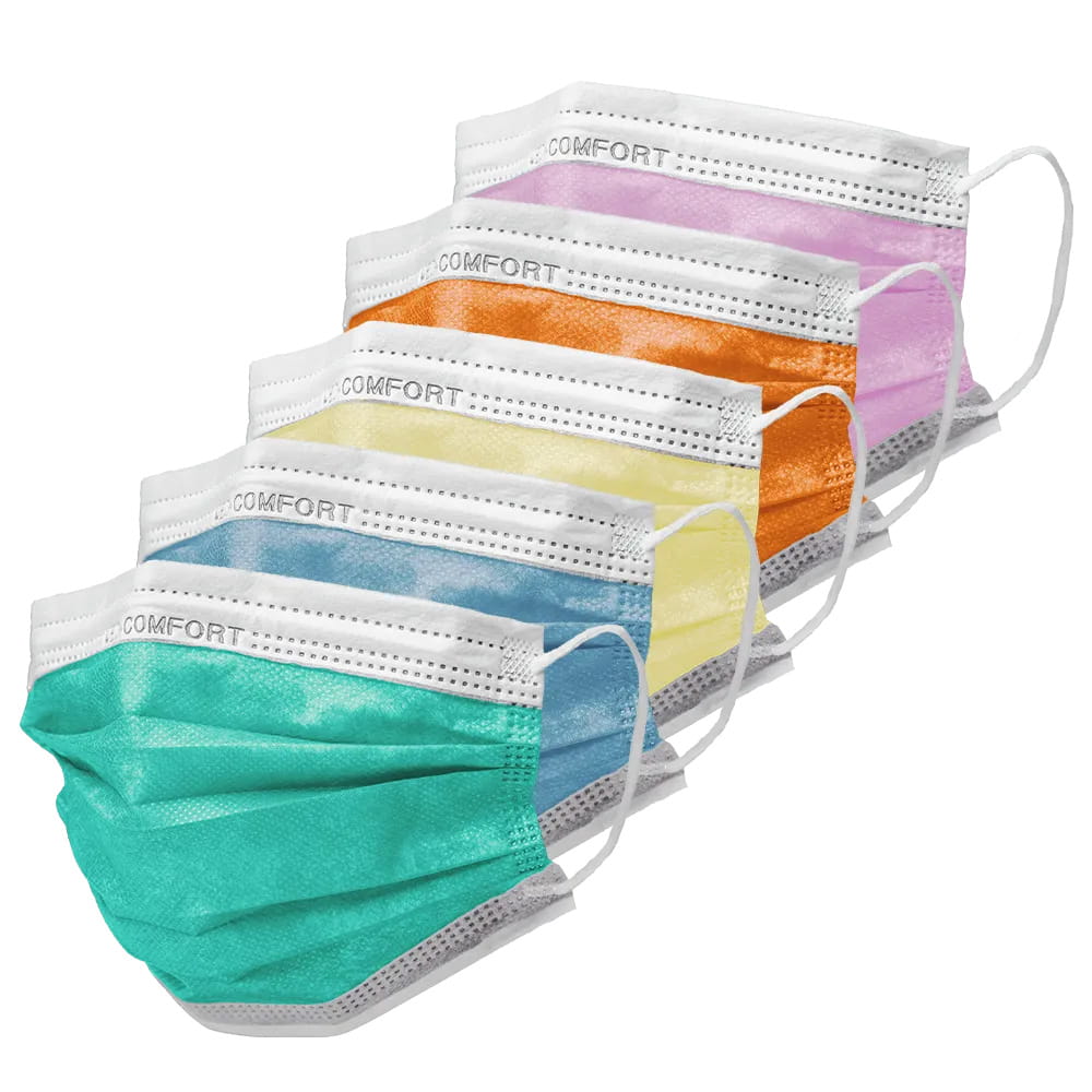 OP Maske, Farbenmix, bunt, Typ IIR, Med-Comfort OP Maske, Farbenmix, bunt, Typ IIR, Med-Comfort