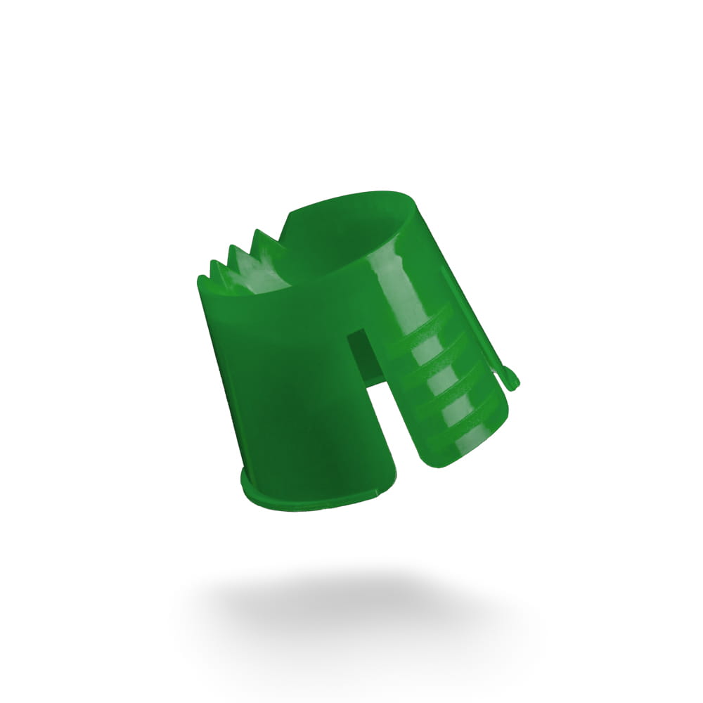 PP Einweg Dappenbehälter, Farbe grün opak, Polypropylen