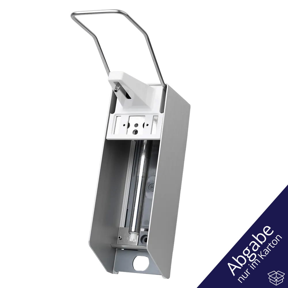 Wandspender für 500 ml Desinfektionsmittel und Flüssigseifen, 270 x 81 x 230 mm, langer Hebel