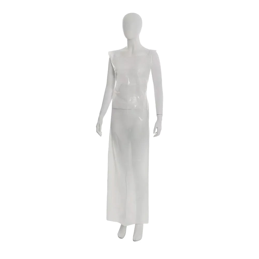Einwegschürzen, weiß, glatte Oberfläche, 80 x 160cm, Polyethylen, geblockt, Med-Comfort Einwegschürzen, weiß, glatte Oberfläche, 80 x 160cm, Polyethylen, geblockt, Med-Comfort