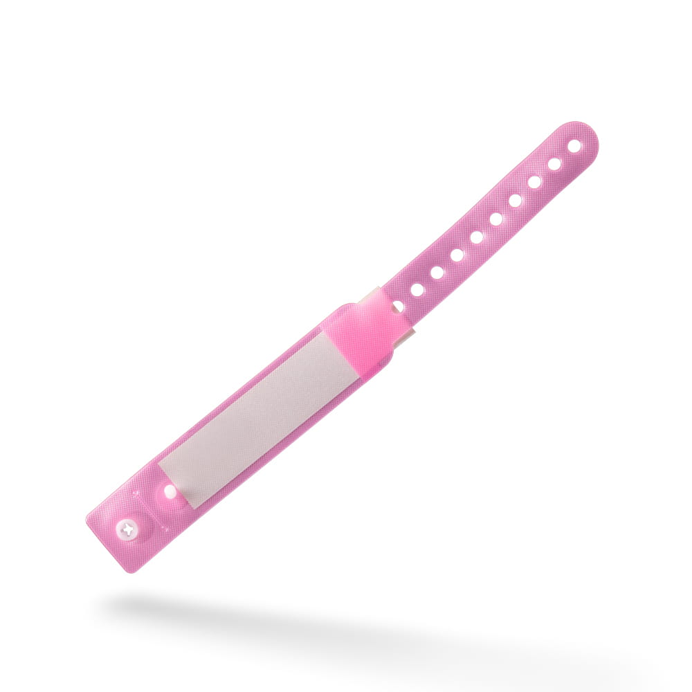 PVC Kinder Patientenarmband, Farbe rosa, 162 x 18 mm PVC Kinder Patientenarmband, Farbe rosa, 162 x 18 mm