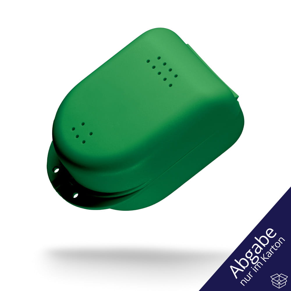 PP Dental Zahnspangenbox für Kinder, 90 x 60 x 45 cm, grün opak, Polypropylen