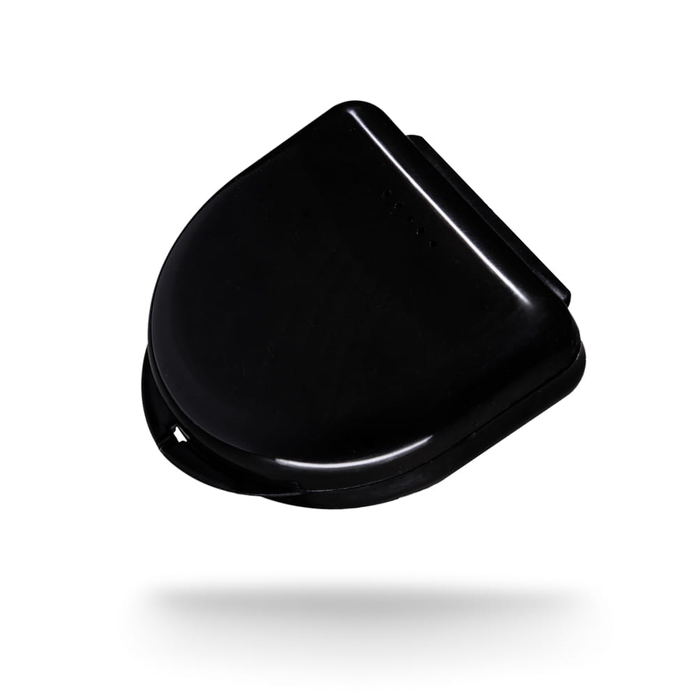 PP Dental Schienendose für Erwachsene, 65 x 58 x 20 cm, Farbe schwarz, Polypropylen